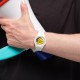 SWATCH TIME TO YELLOW SMALL Unisex Ρολόι Λευκό Λουράκι από Υλικό βιολογικής προέλευσης SO31W105 SWATCH TIME TO YELLOW SMALL Unisex Ρολόι Λευκό Λουράκι από Υλικό βιολογικής προέλευσης SO31W105