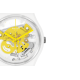 SWATCH TIME TO YELLOW SMALL Unisex Ρολόι Λευκό Λουράκι από Υλικό βιολογικής προέλευσης SO31W105 SWATCH TIME TO YELLOW SMALL Unisex Ρολόι Λευκό Λουράκι από Υλικό βιολογικής προέλευσης SO31W105