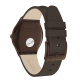 SWATCH COPPER TIME Ρολόι Ανδρικό Καφέ δερμάτινο λουρί YWC100  