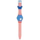 SWATCH VALENTINE'S RECIPE FOR LOVE Ρολόι Μπλε Λουράκι Σιλικόνης SUOZ353