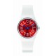 SWATCH VALENTINE'S PUREST LOVE Ρολόι λευκό λουράκι σιλικόνης SO28W109