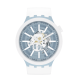 SWATCH BIG BOLD WHICE BIOCERAMIC Ρολόι Λευκό Πλαστικό Λουράκι βιολογικής προέλευσης SB03N103 