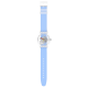 SWATCH CLEARLY BLUE STRIPED Ρολόι Unisex Γαλάζιο Λουράκι Σιλικόνης SUOK156 SWATCH CLEARLY BLUE STRIPED Ρολόι Unisex Γαλάζιο Λουράκι Σιλικόνης SUOK156
