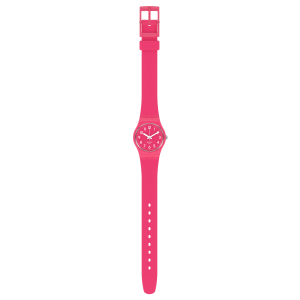 SWATCH BACK TO PINK BERRY ladies-kids watch pink  Silicone strap LR123C 