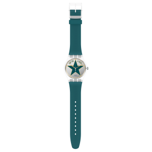 SWATCH STAR DAD Ανδρικό Ρολόι Πράσινο Λουράκι σιλικόνης SO29Z119 SWATCH STAR DAD Ανδρικό Ρολόι Πράσινο Λουράκι σιλικόνης SO29Z119