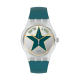 SWATCH STAR DAD Ανδρικό Ρολόι Πράσινο Λουράκι σιλικόνης SO29Z119 SWATCH STAR DAD Ανδρικό Ρολόι Πράσινο Λουράκι σιλικόνης SO29Z119