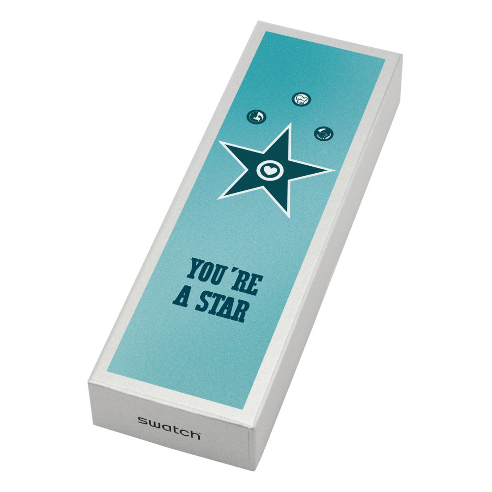 SWATCH STAR DAD Ανδρικό Ρολόι Πράσινο Λουράκι σιλικόνης SO29Z119 SWATCH STAR DAD Ανδρικό Ρολόι Πράσινο Λουράκι σιλικόνης SO29Z119