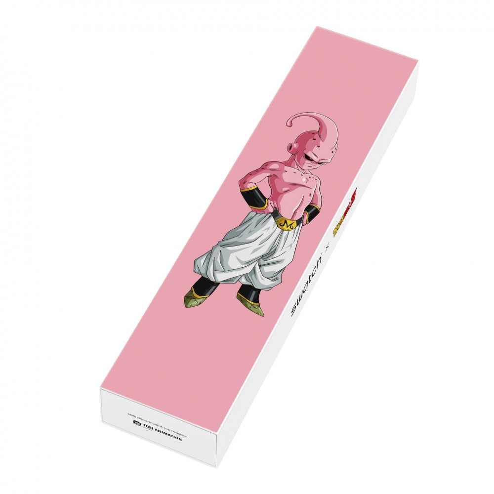 SWATCH MAJIN BUU X SWATCH Ρολόι Πολύχρωμο Λούρακι Σιλικόνης GZ358 