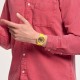 SWATCH PURPLE RINGS YELLOW ΡΟΛΟΙ Unisex Κίτρινο Λουράκι Σιλικόνης SO29J100