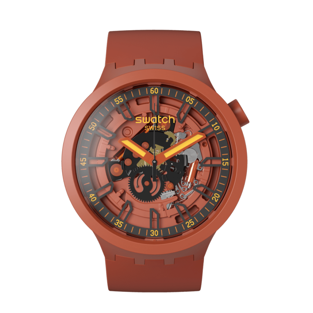 SWATCH SWATCH OPEN HEARTS Ρολόι Unisex Κόκκινο Λουράκι Σιλικόνης SB01R100