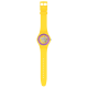 SWATCH PURPLE RINGS YELLOW ΡΟΛΟΙ Unisex Κίτρινο Λουράκι Σιλικόνης SO29J100