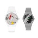 SWATCH BACK TO 1984 SPECIAL SET Unisex Ρολόγια με Γκρι και Λευκό Λουράκια  Σιλικόνης SZS34