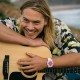 SWATCH FLOWER HOUR Unisex Ρολόι Ροζ Λουράκι  Υλικό βιολογικής προέλευσης SO32M104