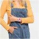 SWATCH FLOWER HOUR Unisex Ρολόι Ροζ Λουράκι  Υλικό βιολογικής προέλευσης SO32M104