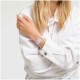 SWATCH TIME FOR JOY Ρολόι Unisex Μωβ Λουράκι Σιλικόνης SS09V101