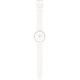SWATCH TICK DIFFERENT BLANCA Ρολόι Unisex Λευκό Λουράκι Σιλικόνης SS09W100