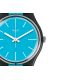 SWATCH AZZURRAMI Ρολόι Unisex Γκρι- γαλάζιο  Λουράκι Σιλικόνης GM186