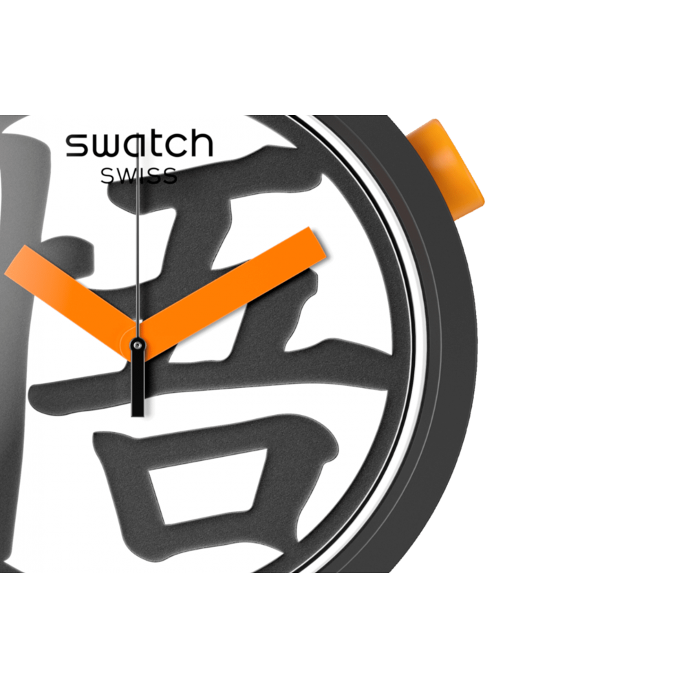 SWATCH GOKU X SWATCH Watch Unisex Multicolor Silicone Strap SB01Z101