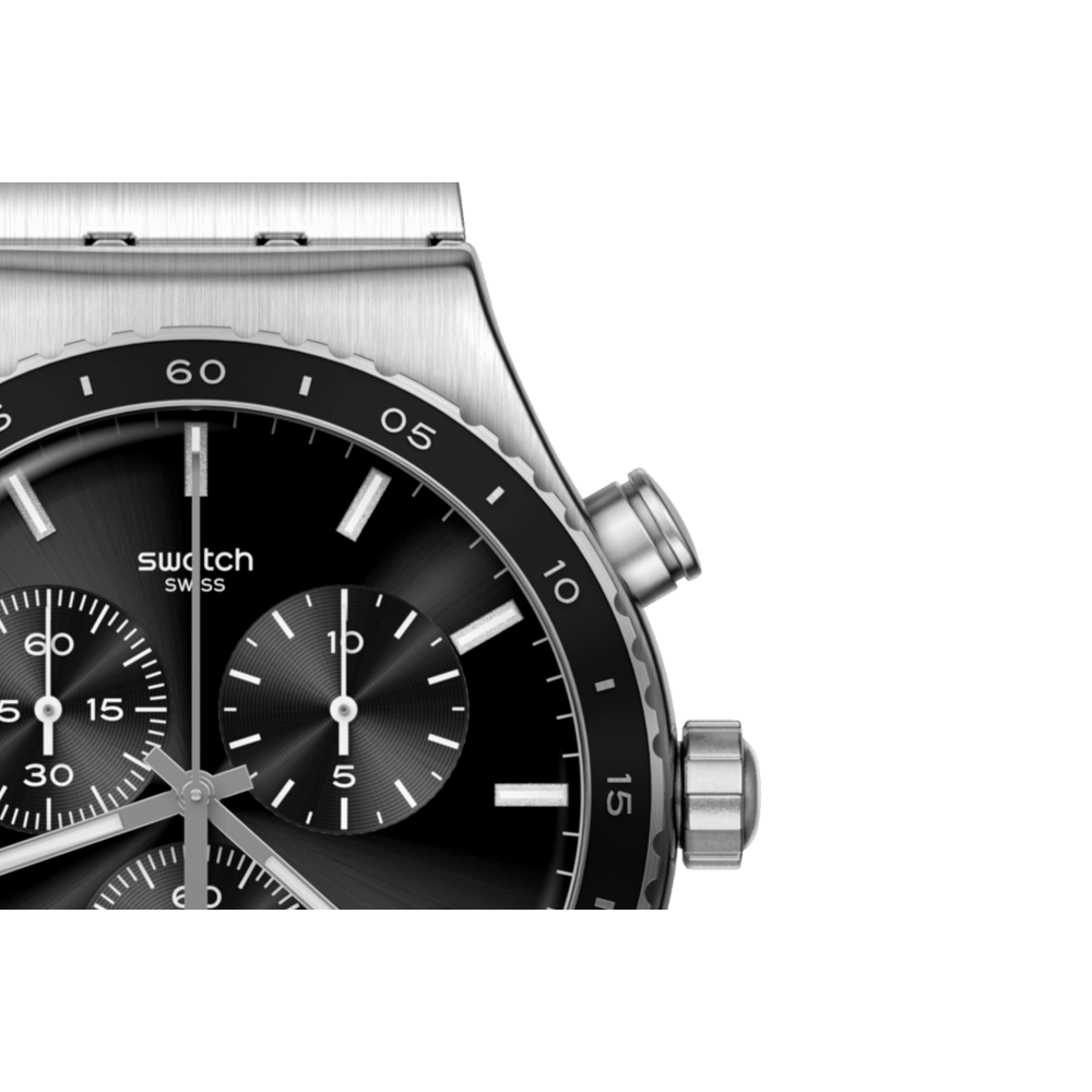 SWATCH CARBONIUM DREAM Unisex Ρολόι Χρονογράφος Ασημί Ανοξείδωτο Μπρασελέ YVS495G SWATCH CARBONIUM DREAM Unisex Ρολόι Χρονογράφος Ασημί Ανοξείδωτο Μπρασελέ YVS495G