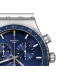  SWATCH COBALT LAGOON  Unisex  Ρολόι Χρονογράφος Ασημί Ανοξείδωτο Μπρασελέ YVS496G 
