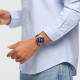  SWATCH COBALT LAGOON  Unisex  Ρολόι Χρονογράφος Ασημί Ανοξείδωτο Μπρασελέ YVS496G 