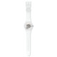SWATCH CLEARLY NEW GENT Unisex Ρολόι Διαφανές Πλαστικό Λουράκι  SO29K100-S06
