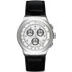 SWATCH WEALTHY STAR RESTYLED ΡΟΛΟΙ Ανδρικό Μαύρο Δερμάτινο Λουρί YOS401C SWATCH WEALTHY STAR RESTYLED ΡΟΛΟΙ Ανδρικό Μαύρο Δερμάτινο Λουρί YOS401C