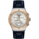 SWATCH SO BIGGAR RESTYLED ΡΟΛΟΙ Ανδρικό Μαύρο Δερμάτινο Λουρί YOS452C 