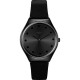 SWATCH DARK SPARK Ρολόι Unisex Μαύρο Δερμάτινο λουράκι SYXB106 SWATCH DARK SPARK Ρολόι Unisex Μαύρο Δερμάτινο λουράκι SYXB106