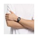 SWATCH DARK SPARK Ρολόι Unisex Μαύρο Δερμάτινο λουράκι SYXB106 SWATCH DARK SPARK Ρολόι Unisex Μαύρο Δερμάτινο λουράκι SYXB106