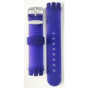 SWATCH MOON OR. BEAT IV Blue Silicone Strap 18mm  AYFS4010