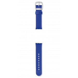 SWATCH MOON OR. BEAT IV Blue Silicone Strap 18mm  AYFS4010