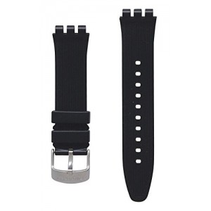 SWATCH SISTEM ARROW Μαύρο Καουτσούκ  Λουράκι  19.6 mm AYIS403