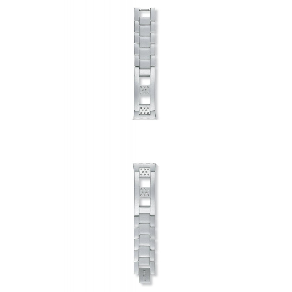 SWATCH PIOGGIA DI CRISTALLI Silver stainless steel bracelet  12mm AYSS1007AG 