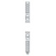 SWATCH PIOGGIA DI CRISTALLI Silver stainless steel bracelet  12mm AYSS1007AG 