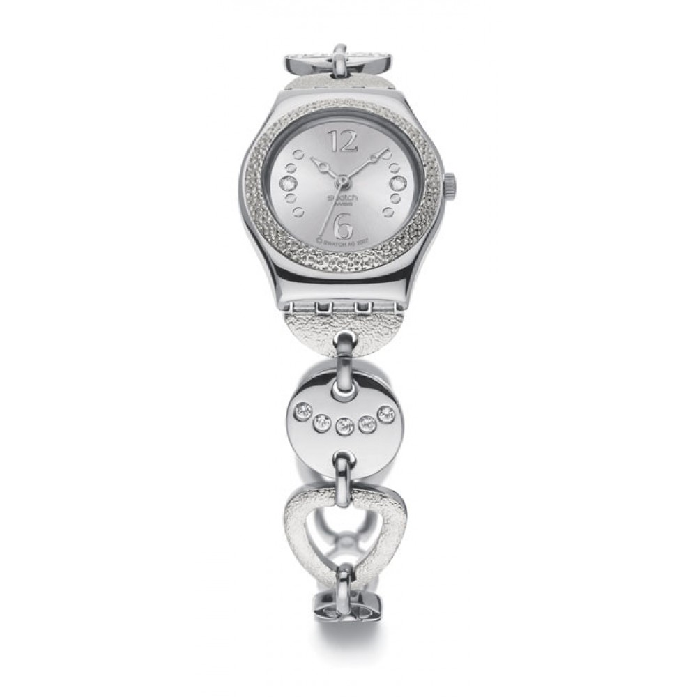 SWATCH GLAMTIME Silver stainless steel bracelet  AYSS231G 