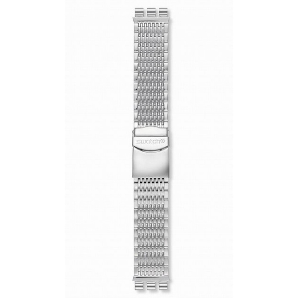 SWATCH WALES Silver Stainless Steel Bracelet AYVS410G 