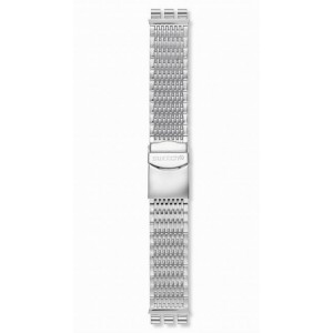 SWATCH WALES Silver Stainless Steel Bracelet AYVS410G 