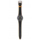 SWATCH AMBITIOUS GOAL Strap textile-leather grey 19mm ASUJM703
