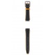 SWATCH AMBITIOUS GOAL Strap textile-leather grey 19mm ASUJM703