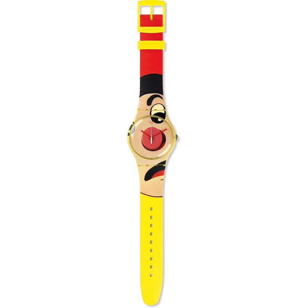 SWATCH DANGEROUS LIES Strap silicone multicolor 20mm ASUOJ103 