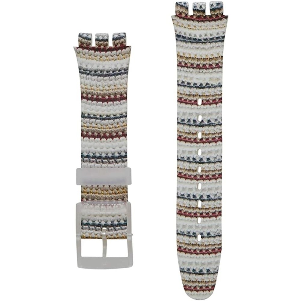 SWATCH TRICOTIME Strap silicone multicolor 20mm ASUOK114 SWATCH TRICOTIME Strap silicone multicolor 20mm ASUOK114
