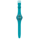 SWATCH TURQUOISE REBEL Λουράκι σιλικόνης τυρκουάζ 20mm ASUOL700
