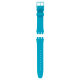 SWATCH TURQUOISE REBEL Λουράκι σιλικόνης τυρκουάζ 20mm ASUOL700