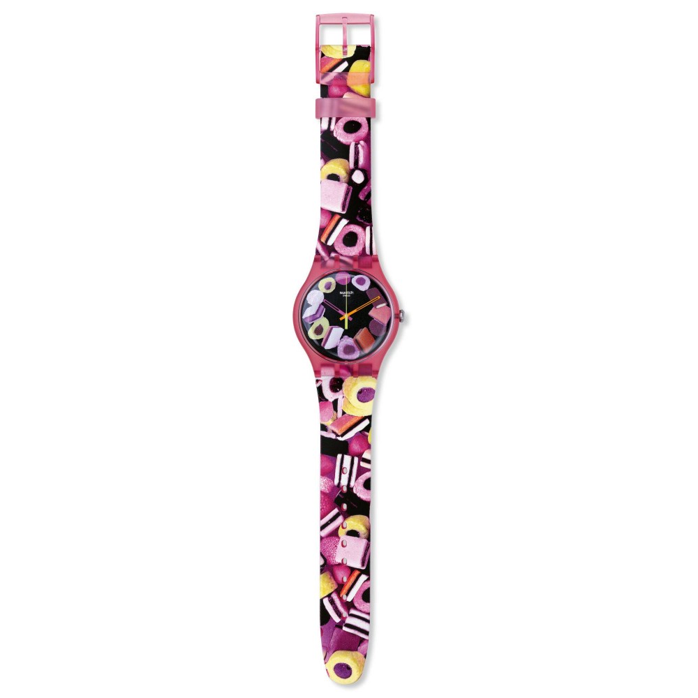 SWATCH LEKKER  Strap silicone multicolor 20mm ASUOP102  