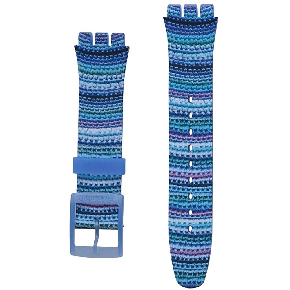 SWATCH CENTRINO Strap silicone blue 20mm ASUOS104