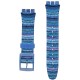 SWATCH CENTRINO Strap silicone blue 20mm ASUOS104