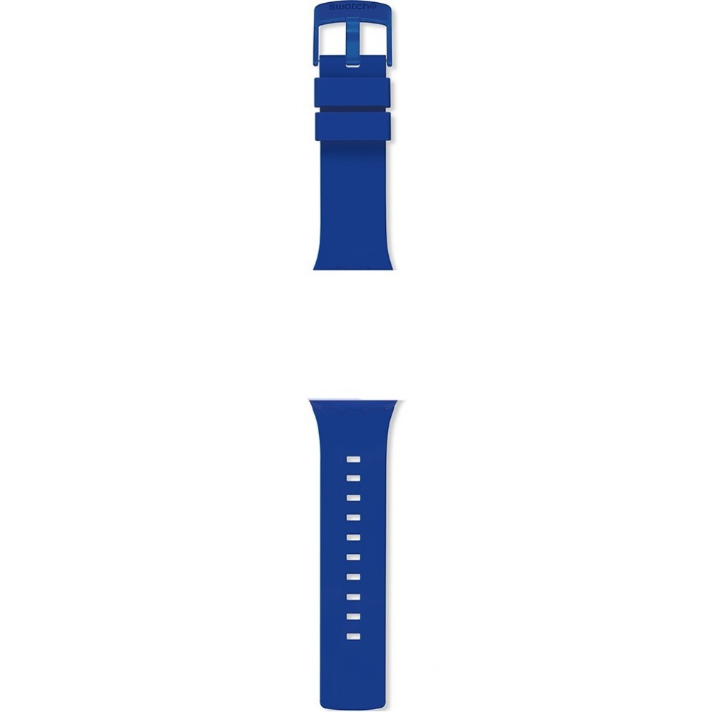 SWATCH YELLOW FLAKE Strap silicone blue 28mm ASURN102  