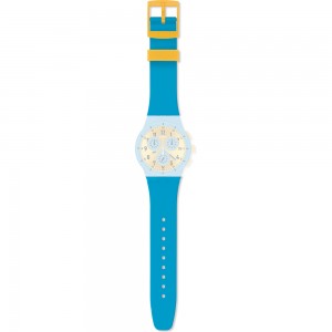 SWATCH MARESOLI Strap Silicone Turquoise 20mm  ASUSS400