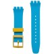 SWATCH MARESOLI Strap Silicone Turquoise 20mm  ASUSS400